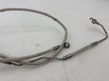 2011 Harley Road King Touring FLHRC Classic OEM Front Brake Hose Line Pipe ABS