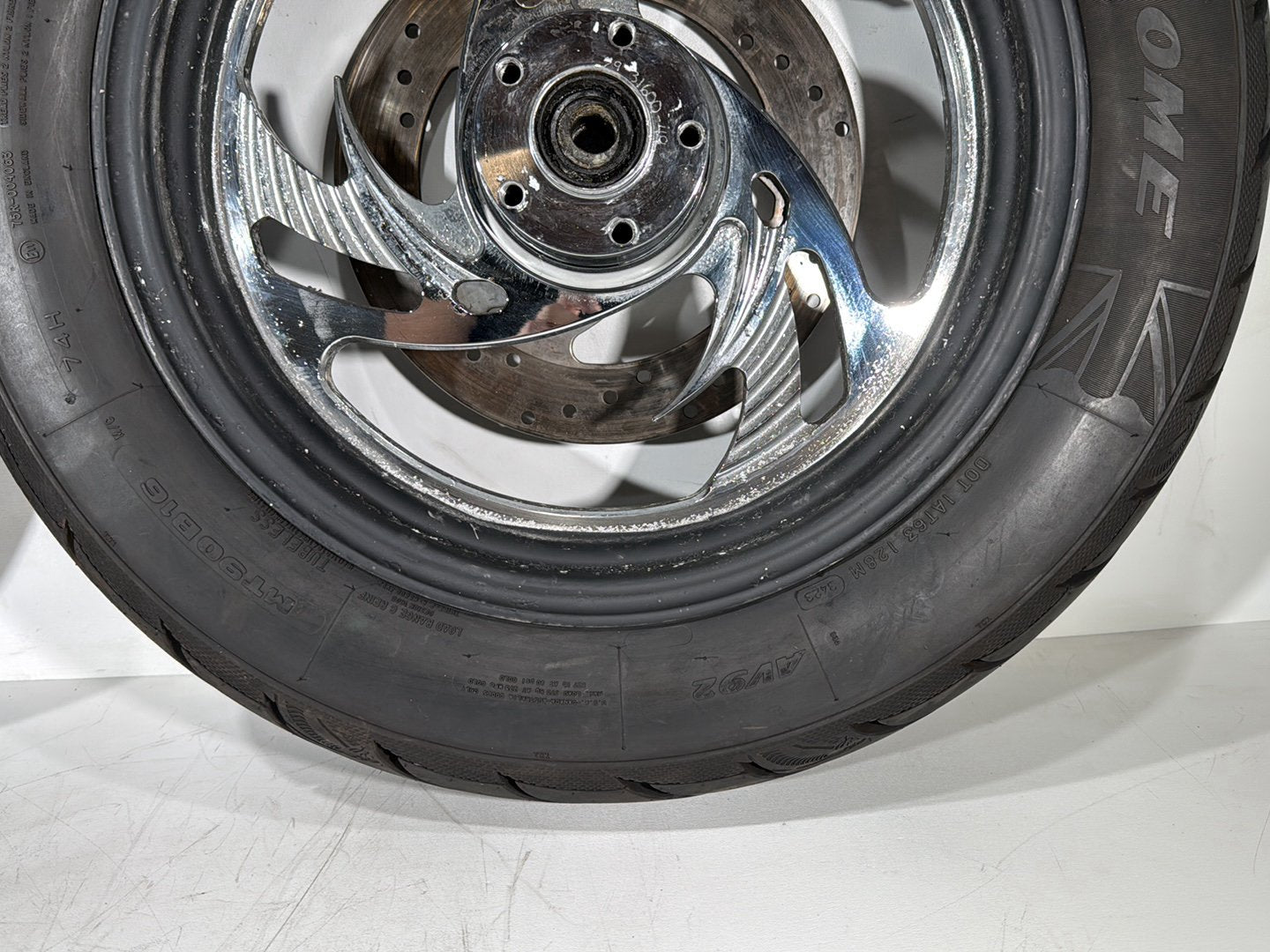 1999 - 2006 Harley-Davidson Dyna Low Rider Front & Rear Wheel Rim Tire MT90B16, 90/90H19 52H, 16" 19"