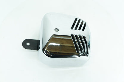 1984 - 1998 Harley-Davidson Touring Electra Glide Classic Horn Signal Klaxon Chrome Cover Ribbed