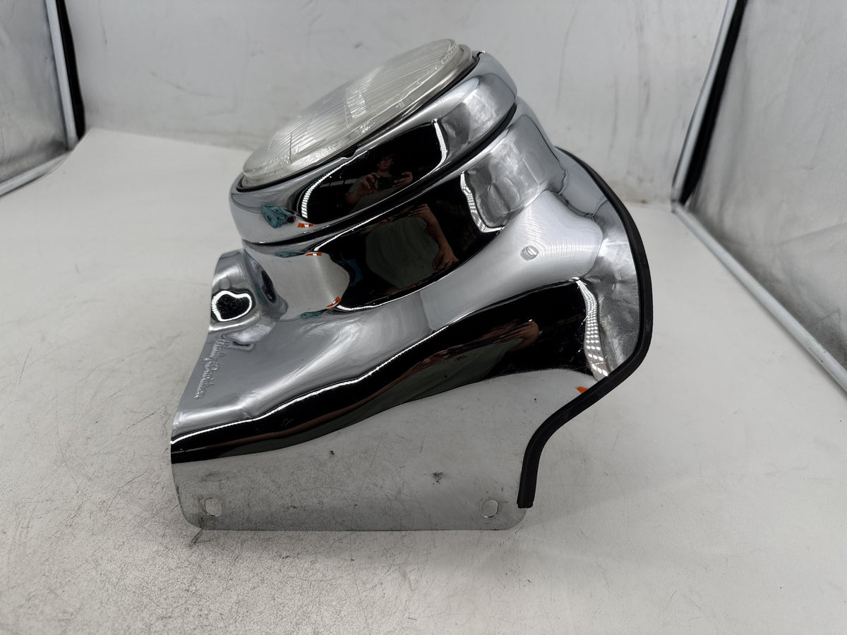 93 Harley Electra Glide Touring Headlight Headlamp Head Light Halogen w/ Nacelle