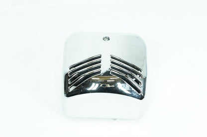 1984 - 1998 Harley-Davidson Touring Electra Glide Classic Horn Signal Klaxon Chrome Cover Ribbed