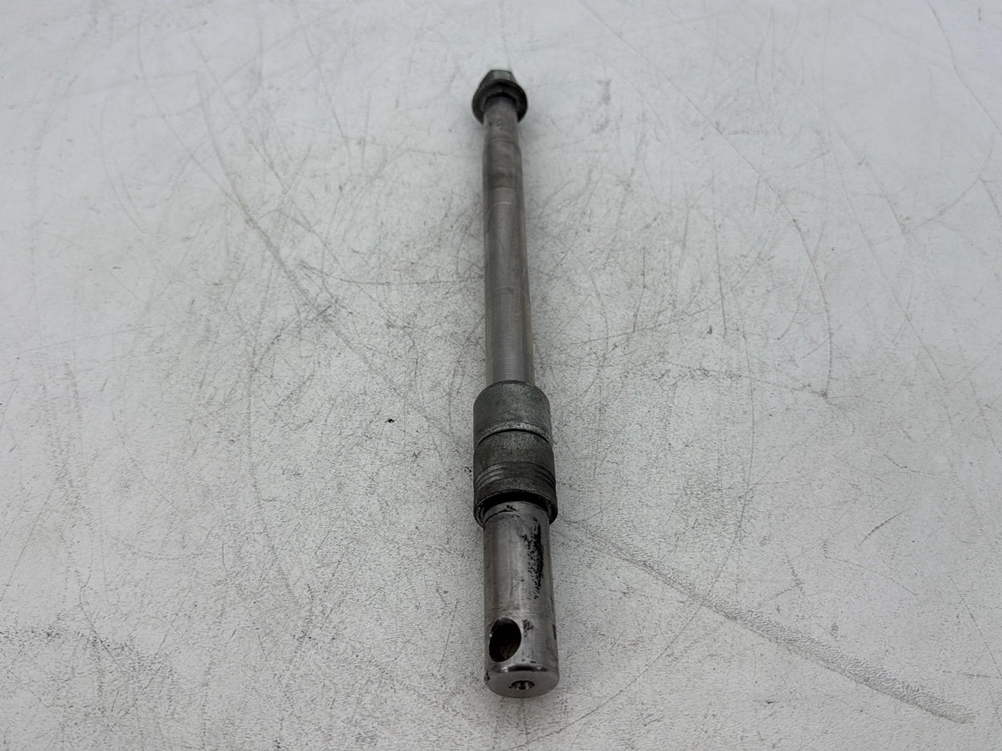 2000 Harley Dyna FXDWG Wide Glide OEM Front Wheel Axle Bolt Shaft