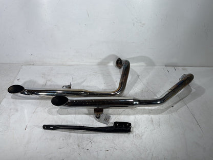1997 Harley Sportster 1200 XL1200C OEM Exhaust Header Pipes Muffler SCRATCHED