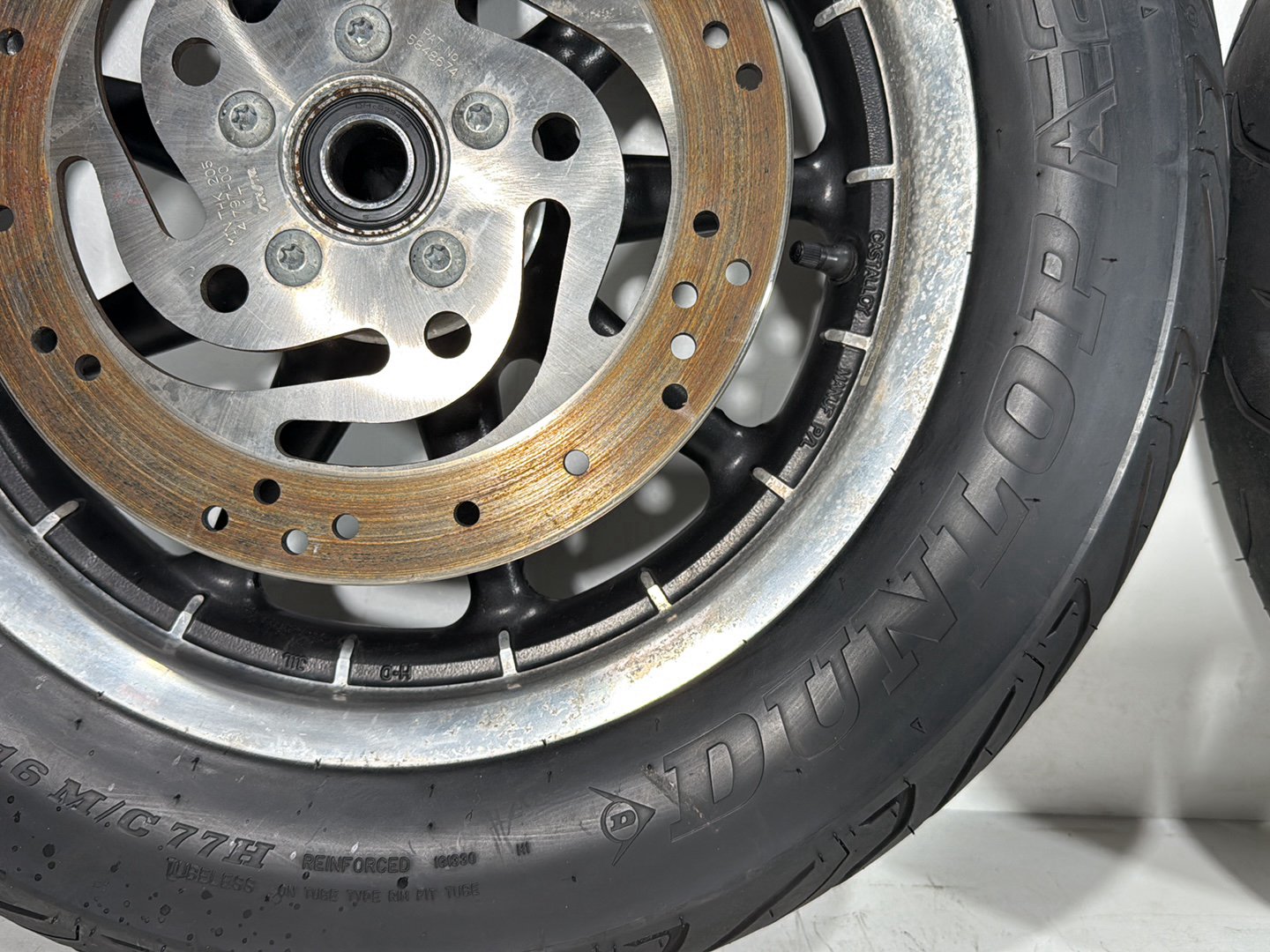 2006 Harley Road King Touring FLHRCI Classic OEM Front & Rear Wheel Rim Tire
