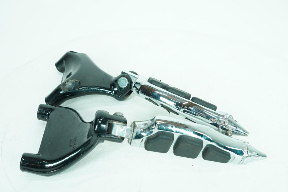 Passenger Left & Right Foot Pegs, 49314-04, 2007, Harley-Davidson, Sportster, Custom, XL1200 C