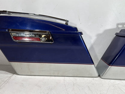 2006 Harley Touring FLHTCI Electra Glide Classic OEM Left Right Saddlebags Luggage NOKey