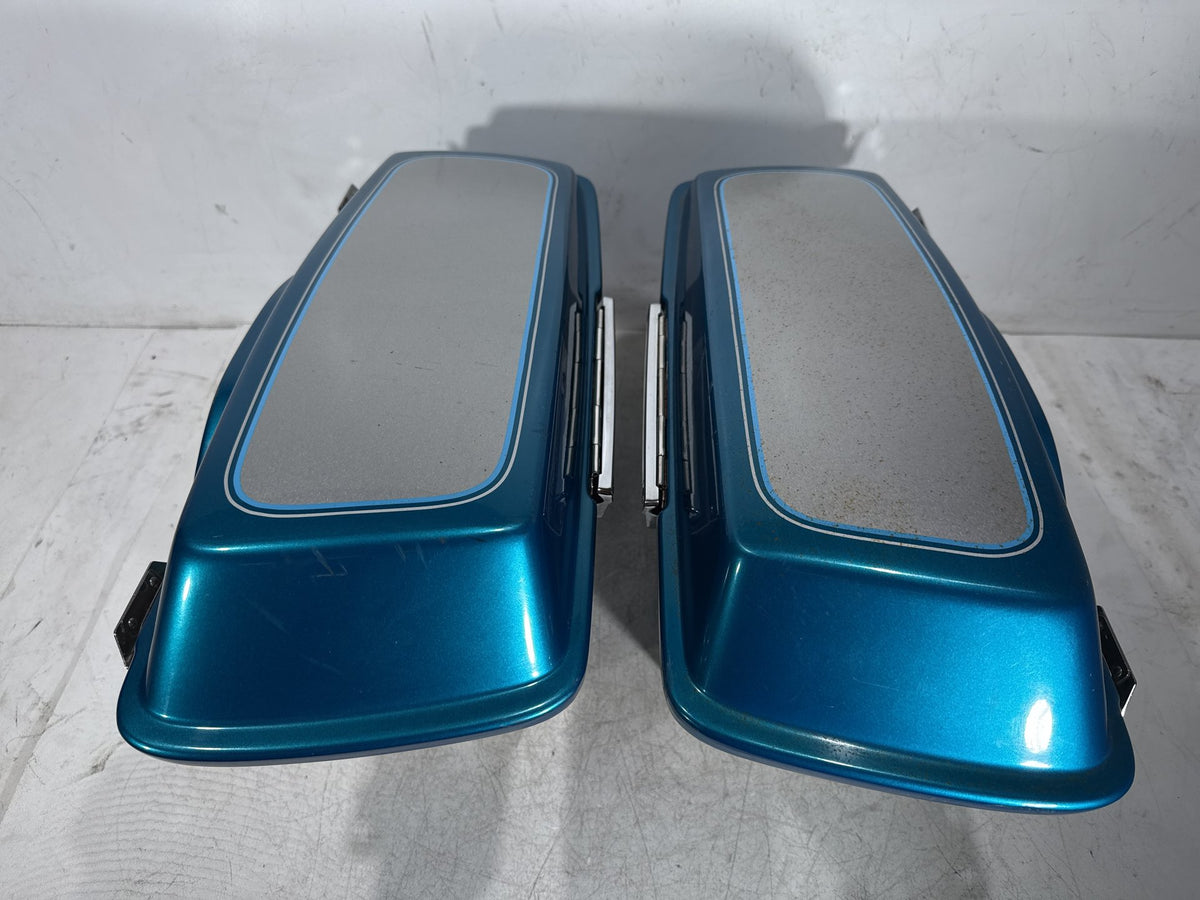 1995 Harley Electra Glide Touring FLHT OEM Left Right Saddlebags Luggage NOKey