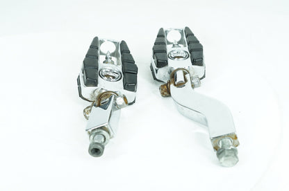 1999 - 2006 Harley-Davidson Dyna Low Rider Left & Right Step Foot Rest Pegs FP-4126-CH