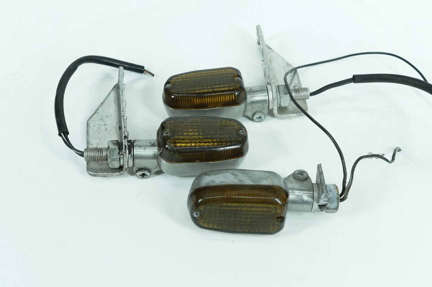 1984 - 1990 Harley-Davidson Sportster Evolution Front Left Right Turn Signal Indicators 68405-86