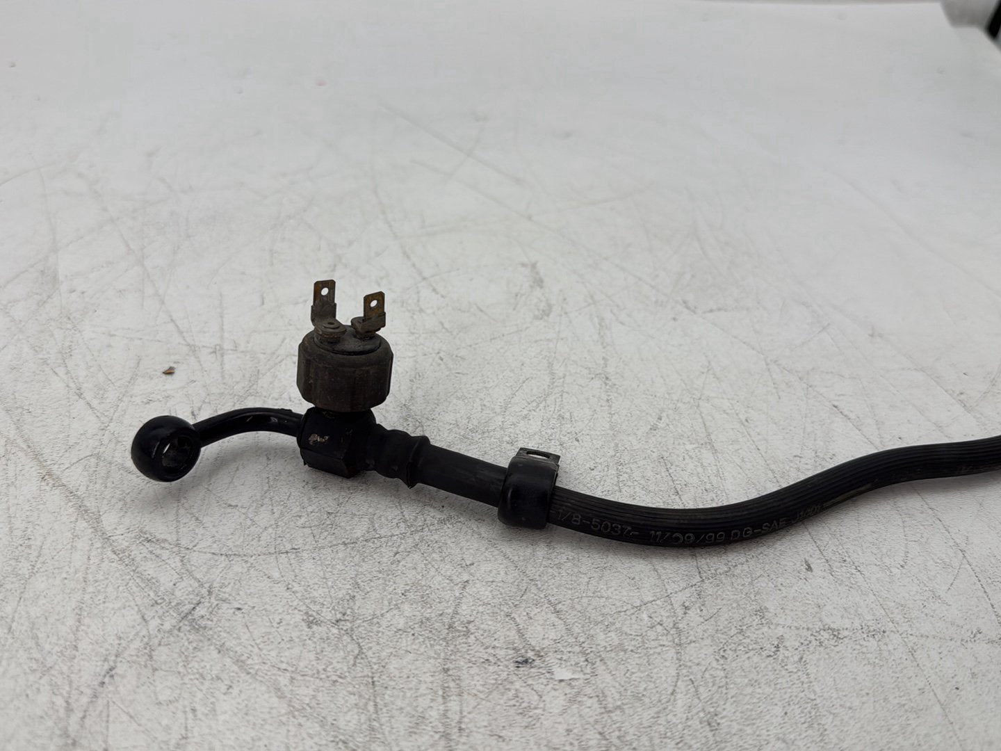 2000 Harley Dyna FXDWG Wide Glide OEM Rear Brake Hose Line Pipe
