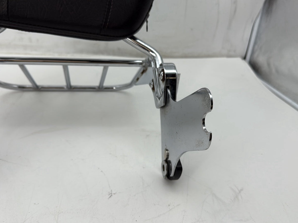 2008 Harley Road King Touring FLHR OEM Rear Sissy Bar w/ Backrest Cushion Pad