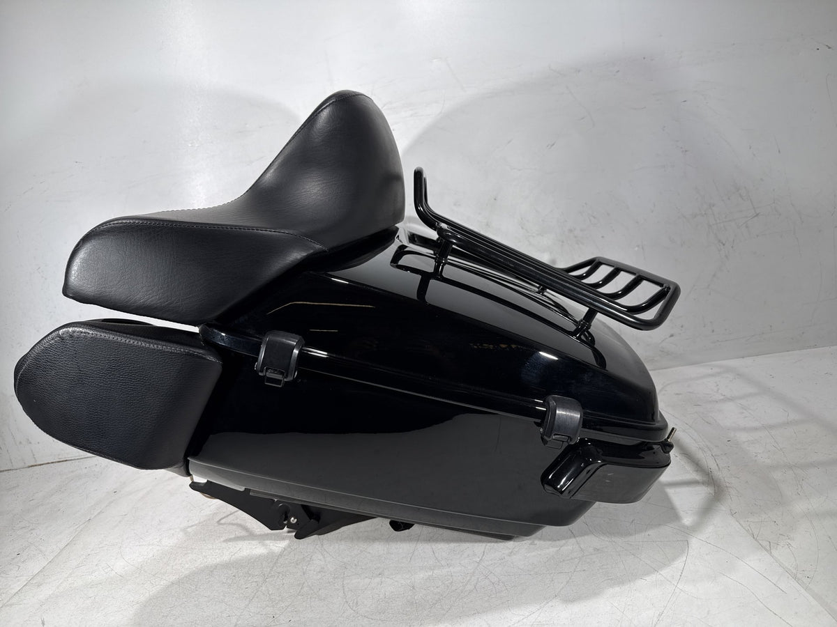 2014 Harley Touring FLHTK Electra Glide OEM Pass Backrest Tour Pak Luggage NOKey