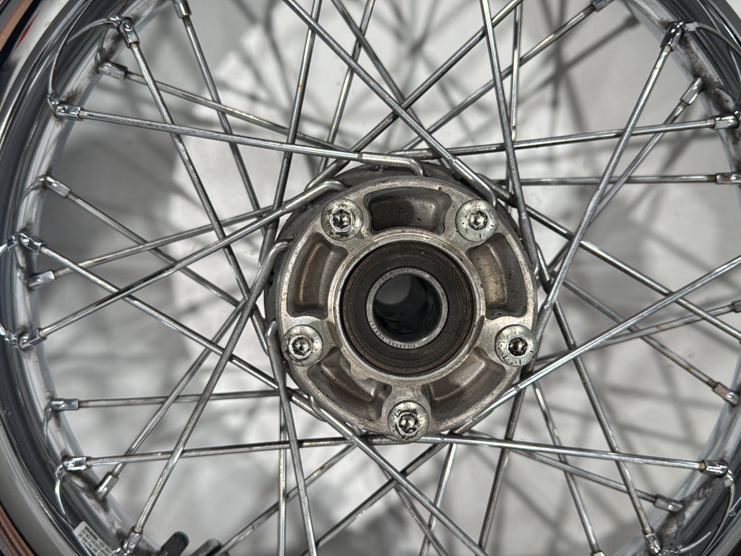 2005 Harley Electra Glide Touring Ultra FLHTCUI OEM Front Wheel Rim Tire Spoked