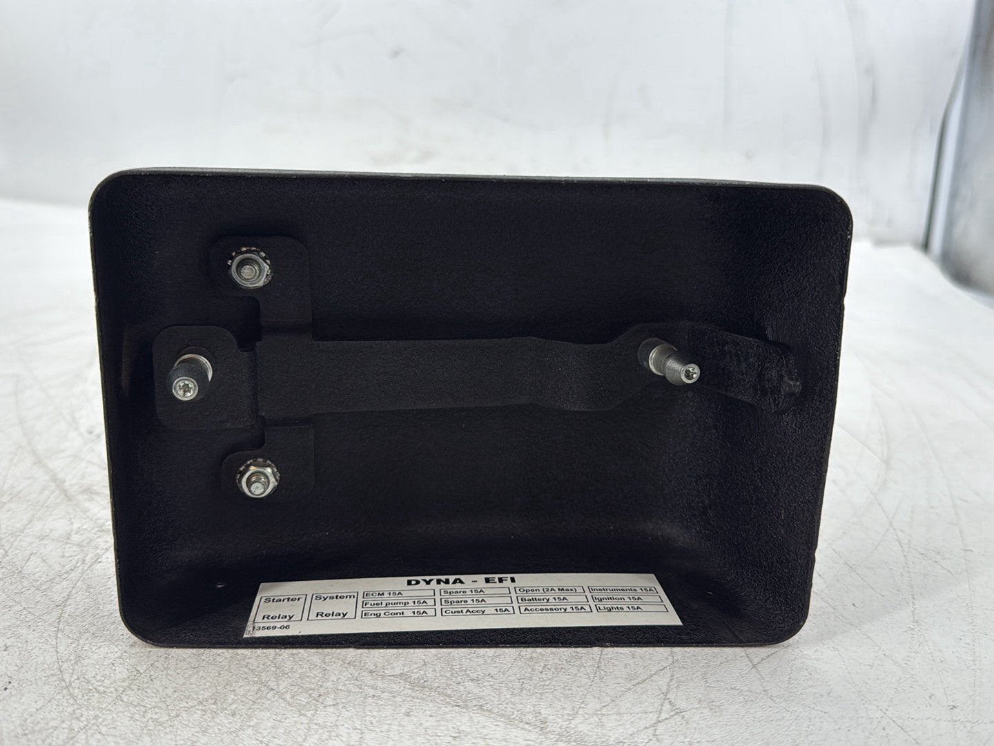 2010 Harley Dyna Fat Bob FXDF OEM Electrical Panel Holder Bracket Carrier Caddy