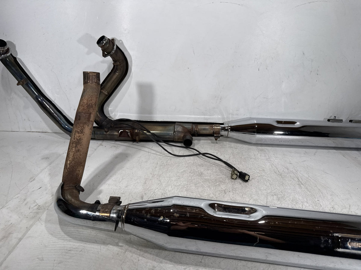 2013 Harley Electra Glide Touring FLHTCU Exhaust Header Pipes Muffler SHARK Road