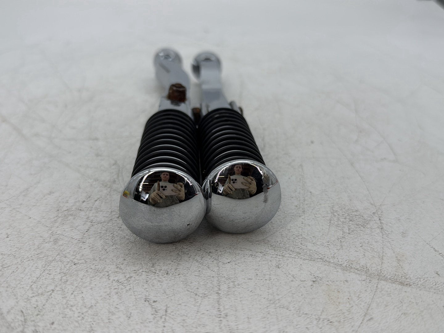 2001 Harley Sportster 883 Hugger XLH883 OEM Passenger Left & Right Foot Pegs