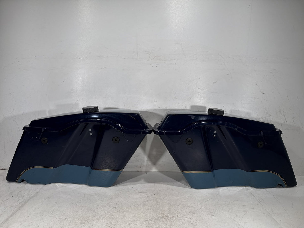 2011 Harley Electra Glide Touring Police OEM Left Right Saddlebags Luggage NOKey