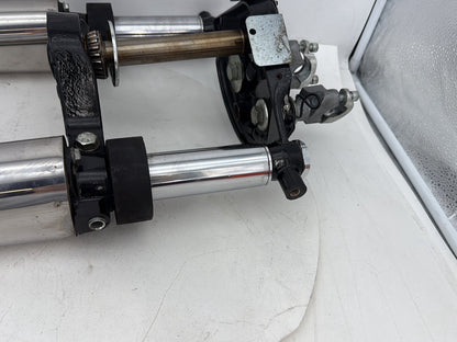 2006 Harley Electra Glide Touring Classic FLHTCI OEM Front Triple Tree Set & LH RH Fork Legs Sliders