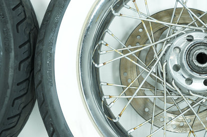 1999 - 2006 Harley-Davidson Softail Deluxe Front Rear Wheel Rim Tire Spoked 40700-05