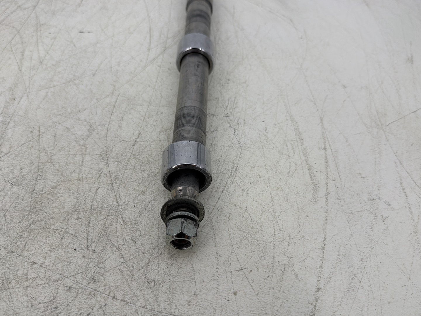 2007 Harley Touring FLHTC Electra Glide Classic OEM Front Wheel Axle Bolt Shaft