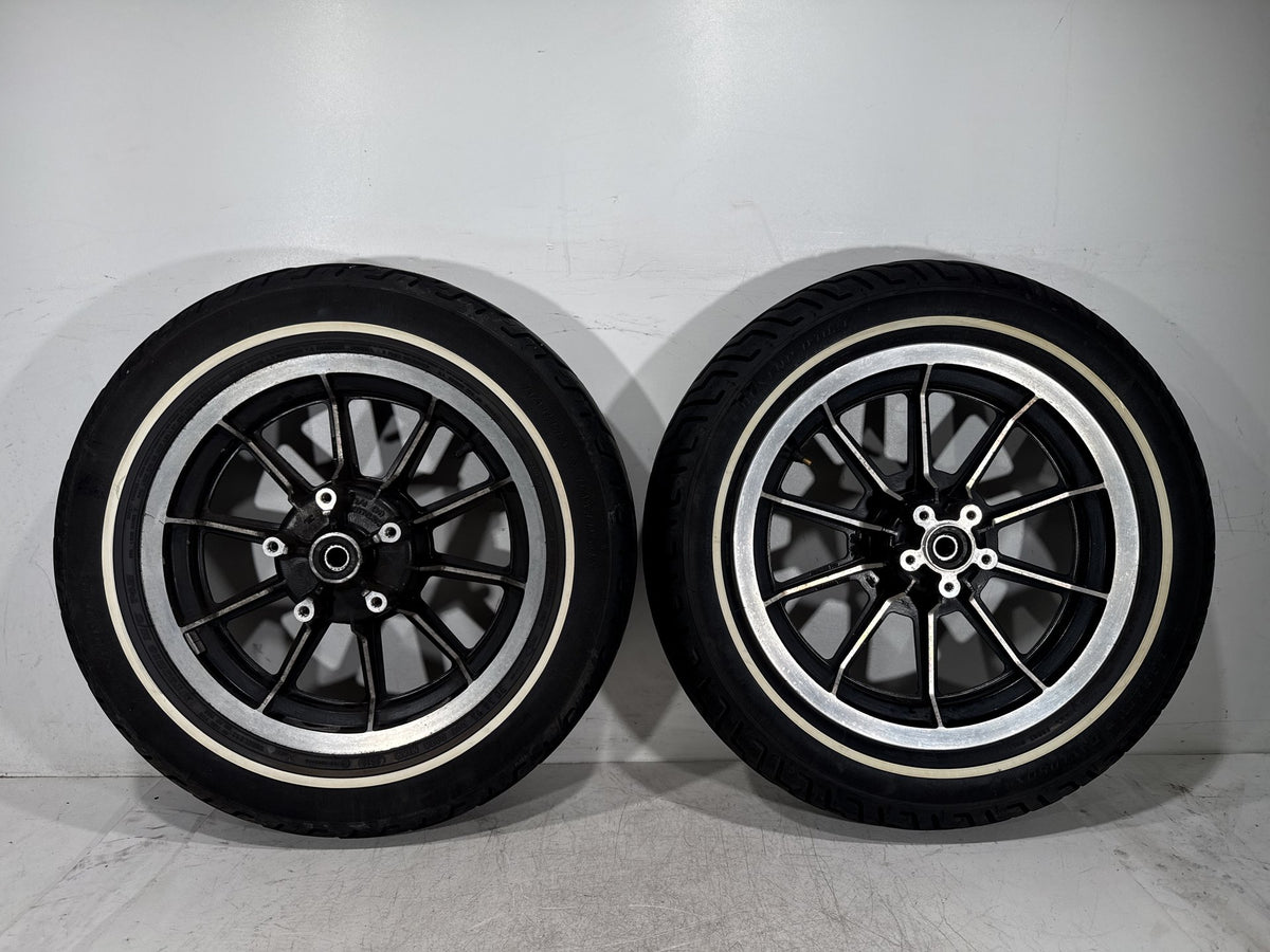 1995 Harley Electra Glide Touring FLHT Front & Rear Wheel Rim Tire MT90B16 16"