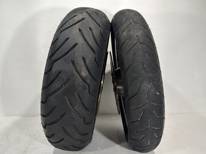 2007 - 2012 Harley-Davidson Touring Road Glide Front & Rear Wheel Rim Tire 	43493-09