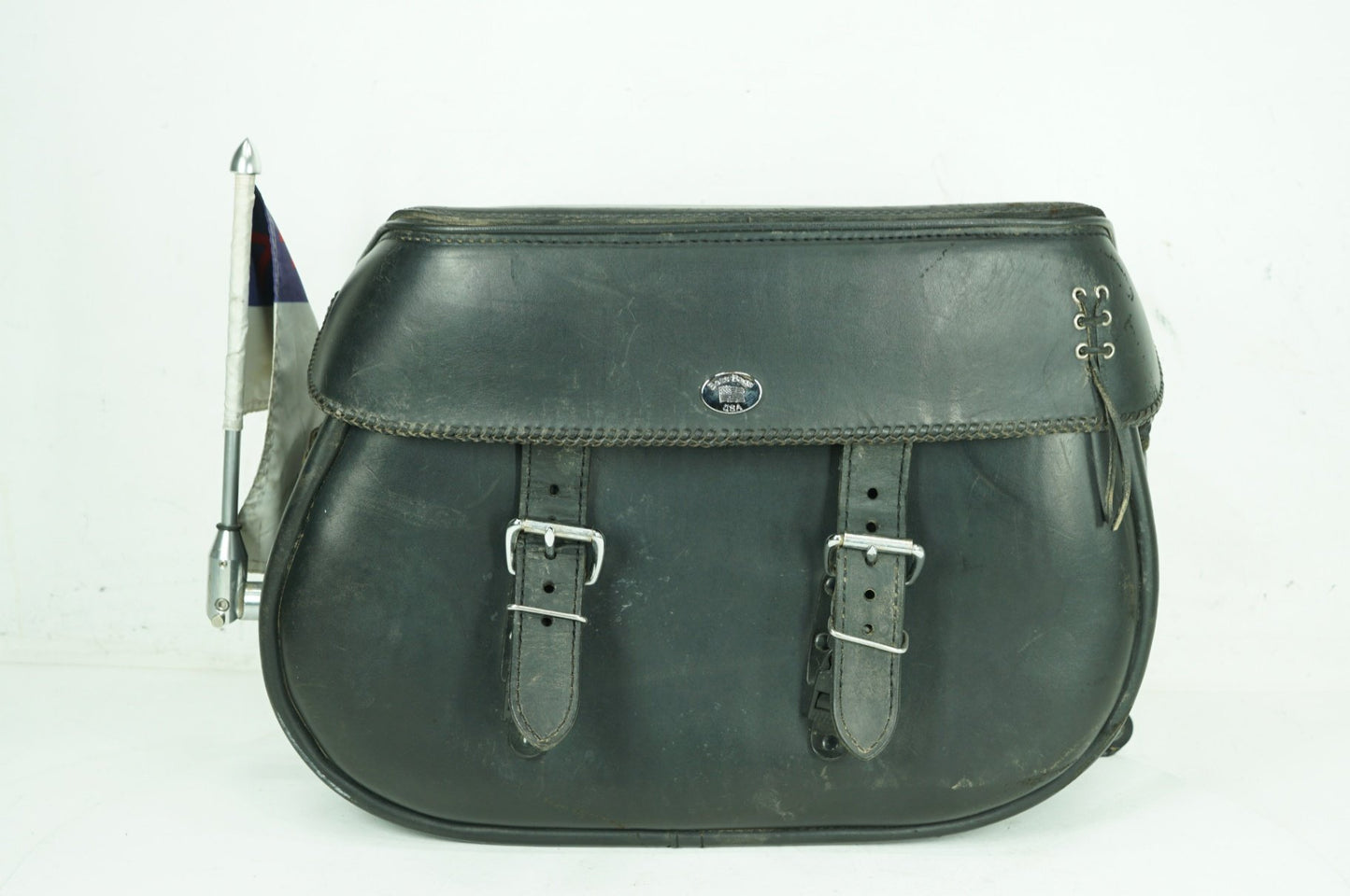 1999 - 2006 Harley-Davidson Softail Fat Boy Rear Right 1 Saddlebag Luggage Leather Boss Bags