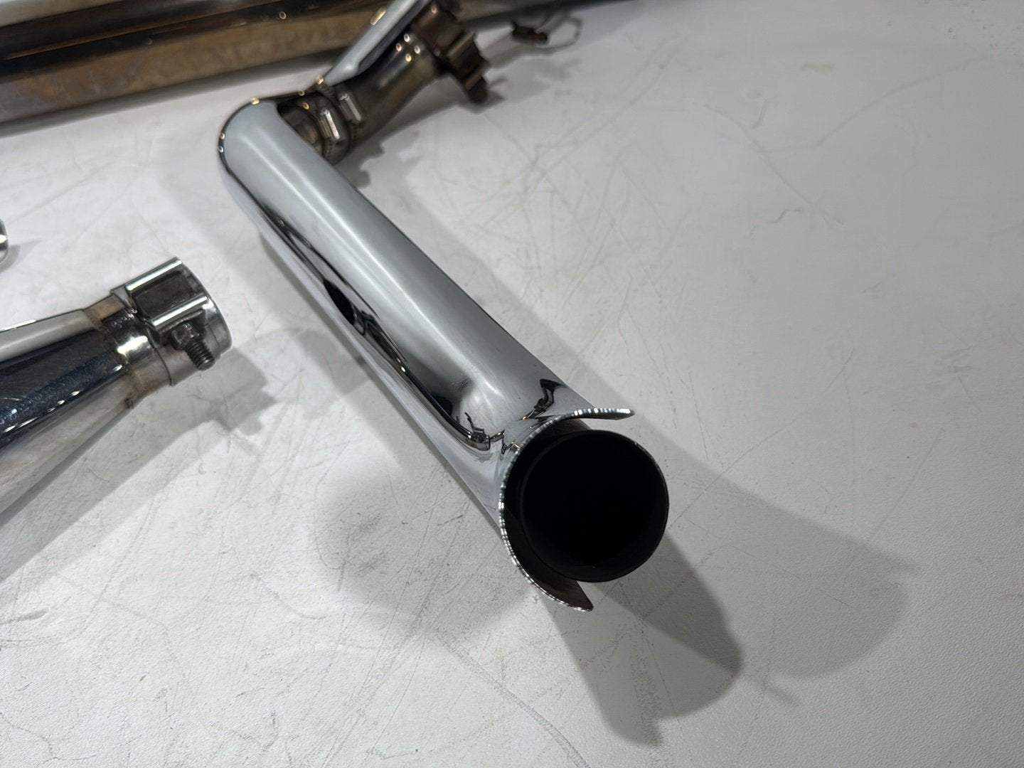 03 Harley Road King Touring FLHRCI Classic Exhaust Header Pipes Muffler RINEHART