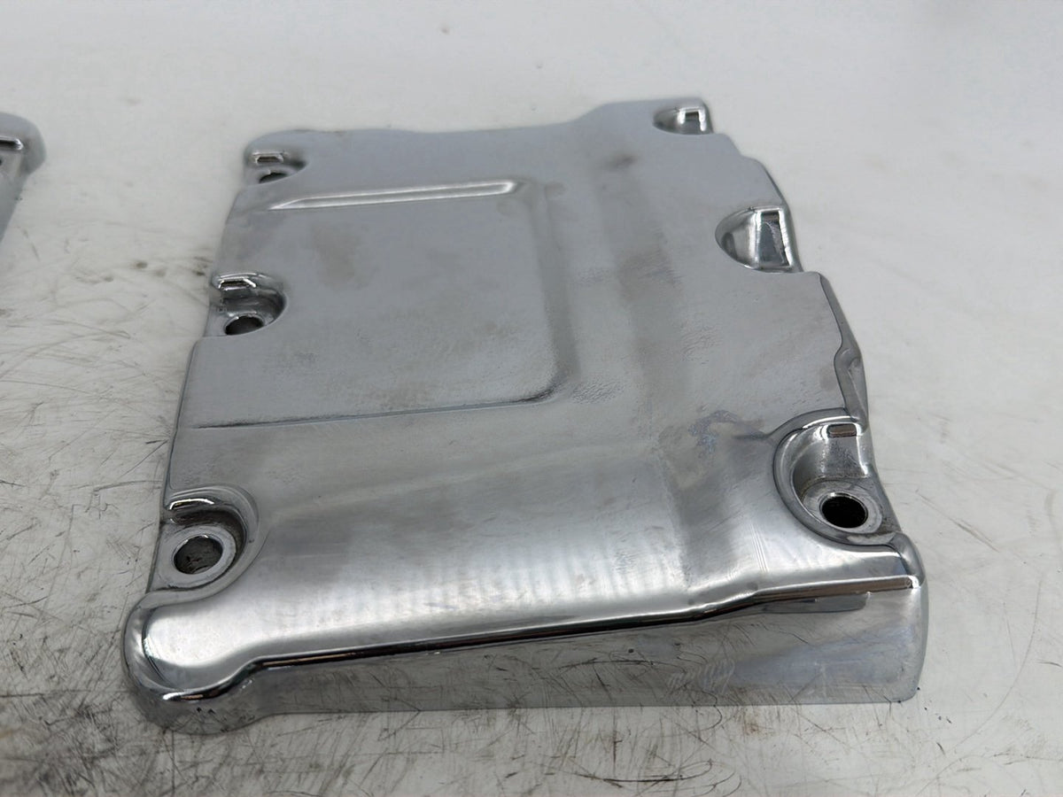 15 Harley Electra Glide Touring Ultra Low OEM Twin Cam Top Rocker Covers Chrome