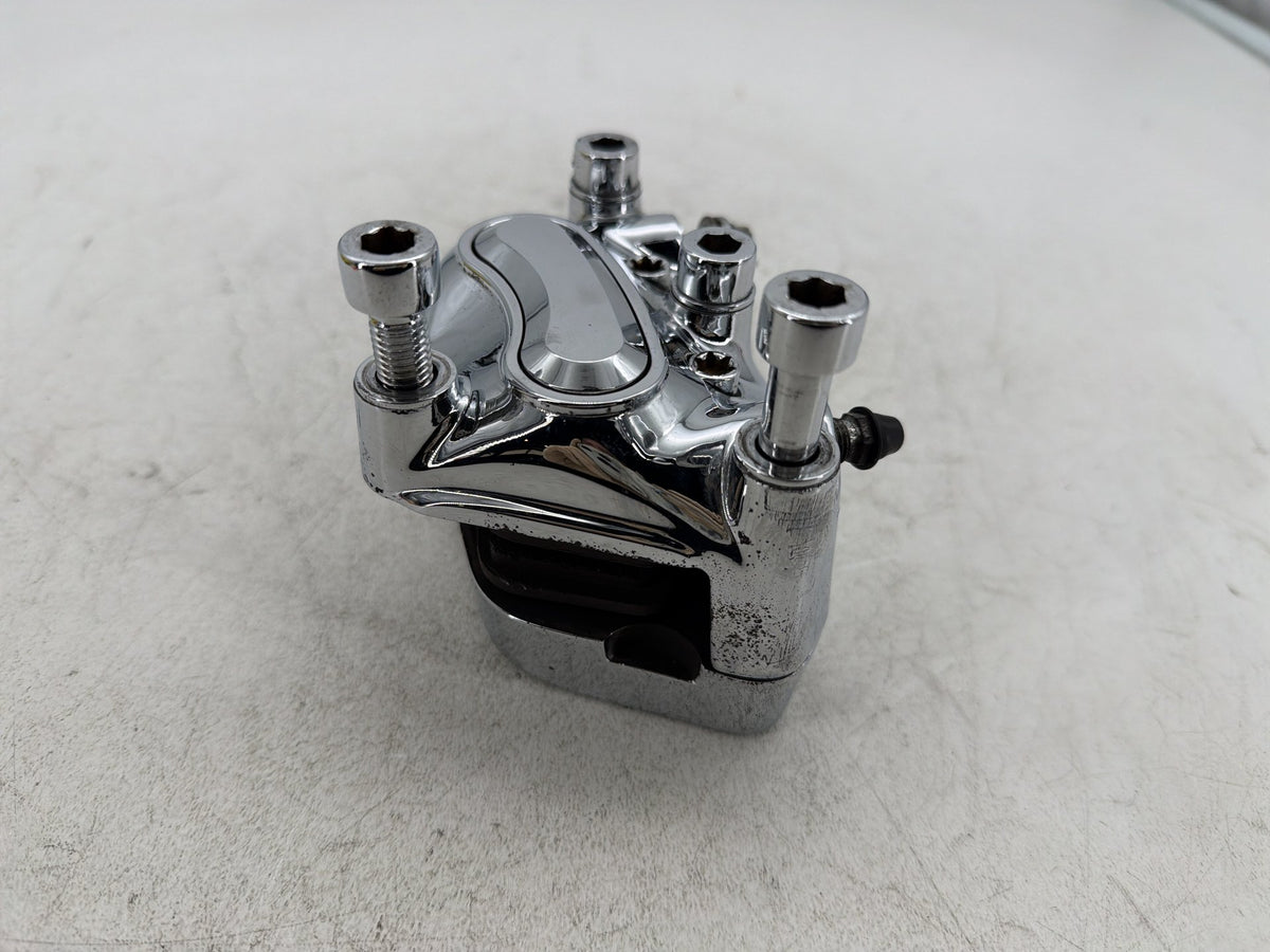 2007 Harley Electra Glide Touring CVO Eagle Front Right 1 Brake Caliper Chrome