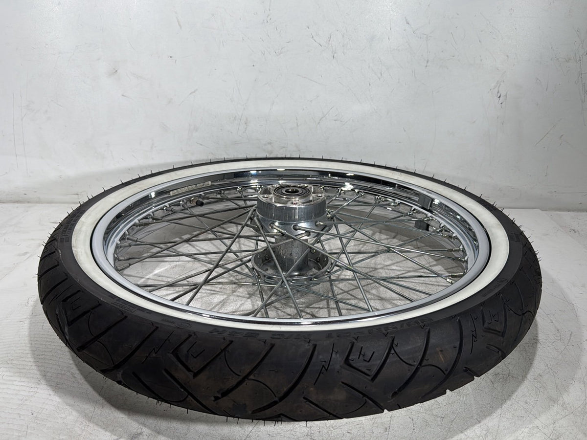 2003 Harley Softail Deuce FXSTD OEM Front Wheel Rim Tire Spoked