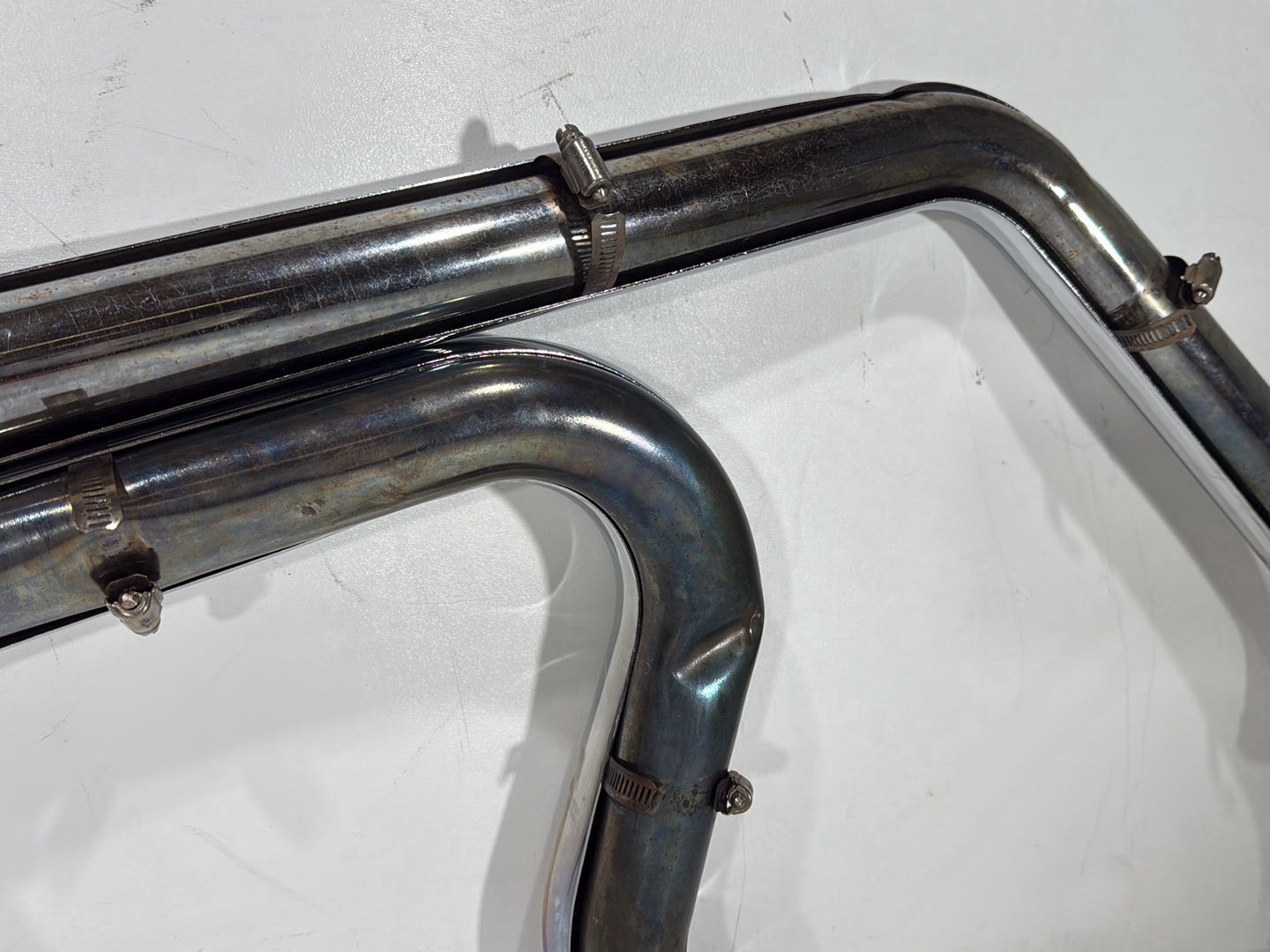 2006 Harley Softail FLSTCI Heritage Classic OEM Exhaust Header Pipes Muffler