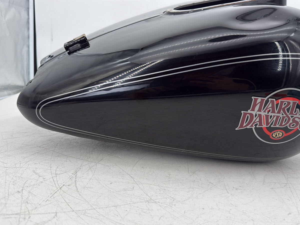 04 Harley Touring Electra Glide OEM Fuel Gas Tank Gasoline Reservoir * DENTED *