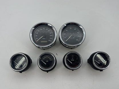 1999 - 2006 Harley-Davidson Touring Electra Glide Classic Air Oil Volt Fuel Tacho Speedo Gauges  	67349-00