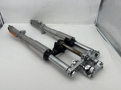 2007 Harley Softail Heritage Classic FLSTC OEM Front Triple Tree Set & LH RH Fork Legs Sliders