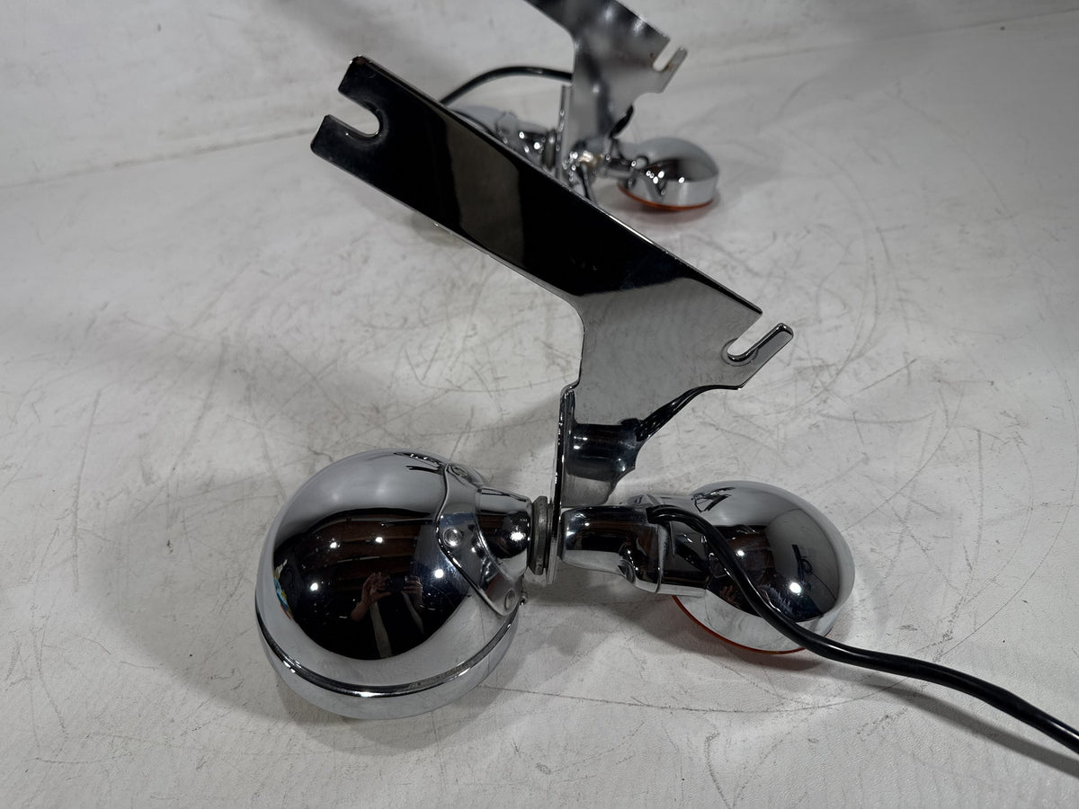 2012 Harley Electra Touring Ultra OEM Front Turn Signal Indicators Aux Light Bar