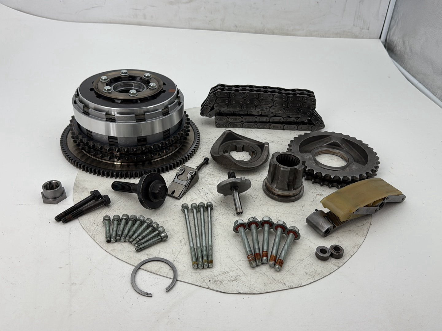2008 Harley Softail Deluxe FLSTN OEM Clutch Basket Chain Tensioner Kit