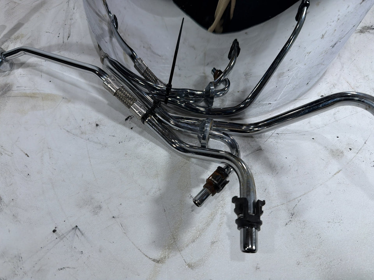 06 Harley Softail Deuce FXSTDI OEM Oil Tank Reservoir Bottle Canister & Dipstick