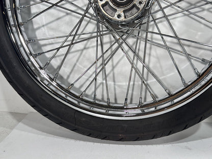 2006 Harley Dyna FXDWGI Wide Glide OEM Front Rear Wheel Rim Tire Spoked