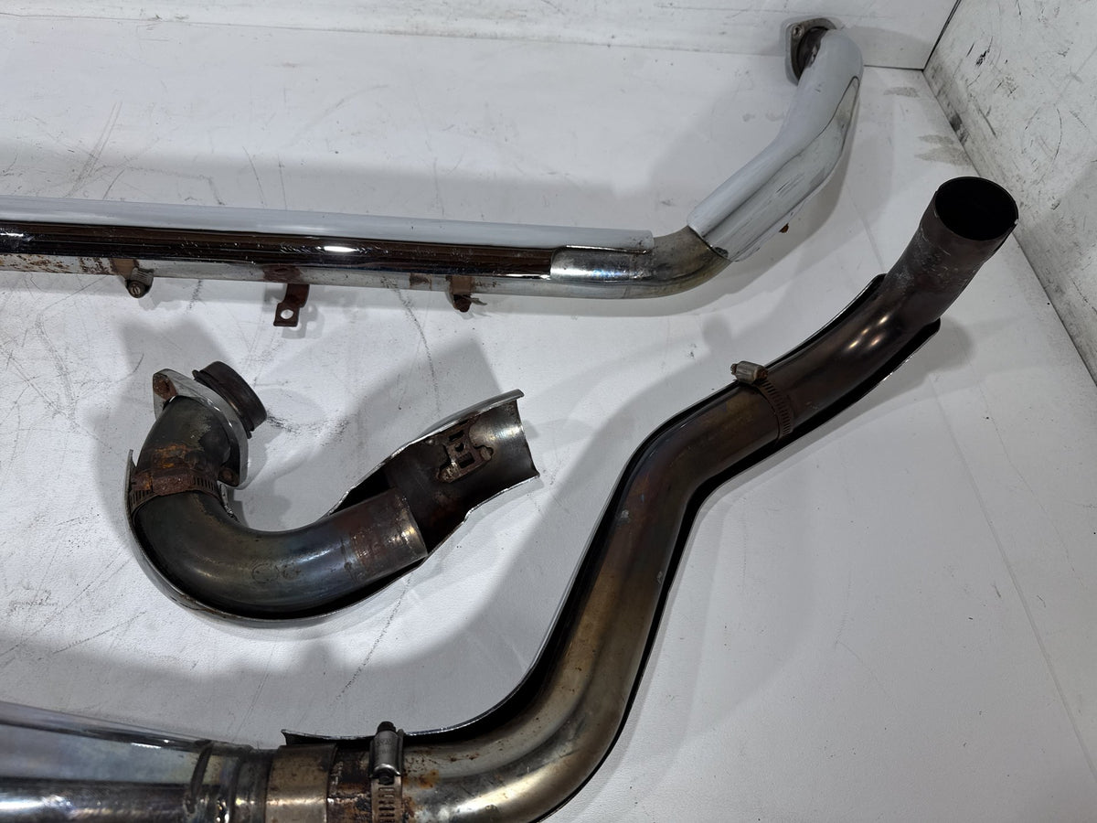 06 Harley Road King Touring Custom Exhaust Header Pipes Vance & Hines Scratched