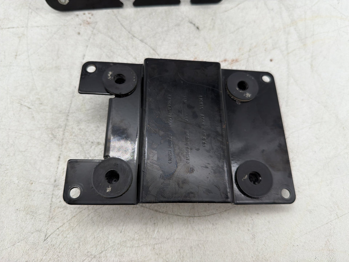 2002 Harley Dyna Wide Glide OEM Electrical Panel Holder Bracket Carrier Caddy