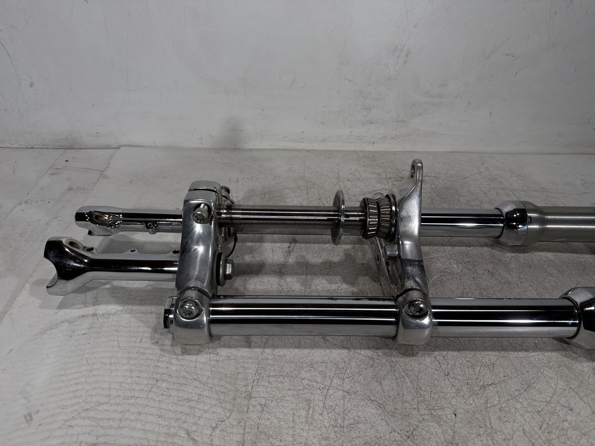 00 Harley Sportster 1200 XL1200C Front Triple Tree Set & LH RH Fork Legs Sliders