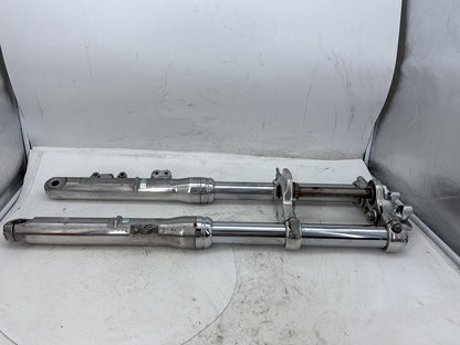 2006 Harley Dyna Super Glide Custom FXDCI OEM Front Triple Tree Set & LH RH Fork Legs Sliders