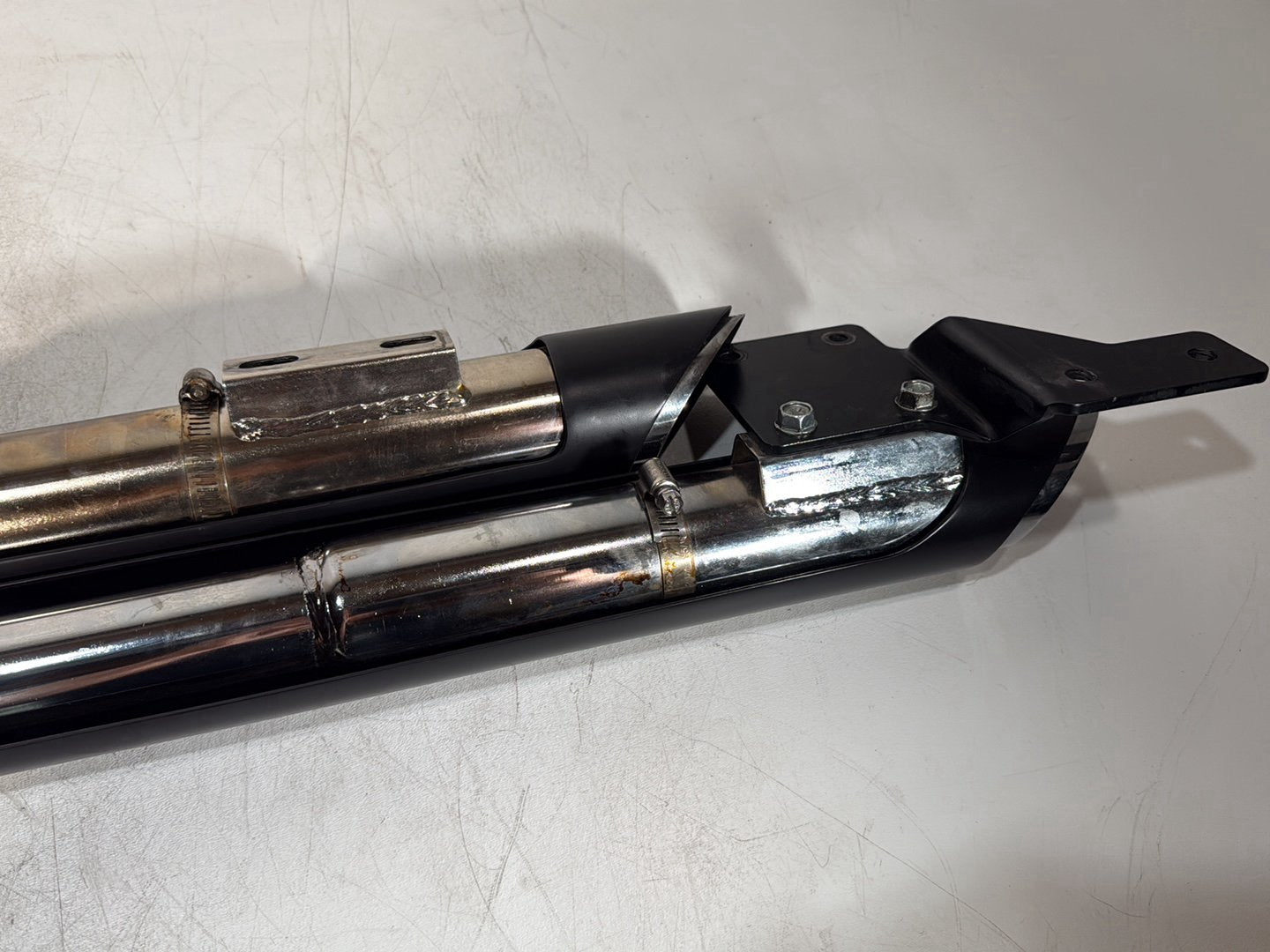 1986 - 1998 Harley-Davidson Softail Heritage Classic Exhaust Header Pipes Vance & Hines 65603-95