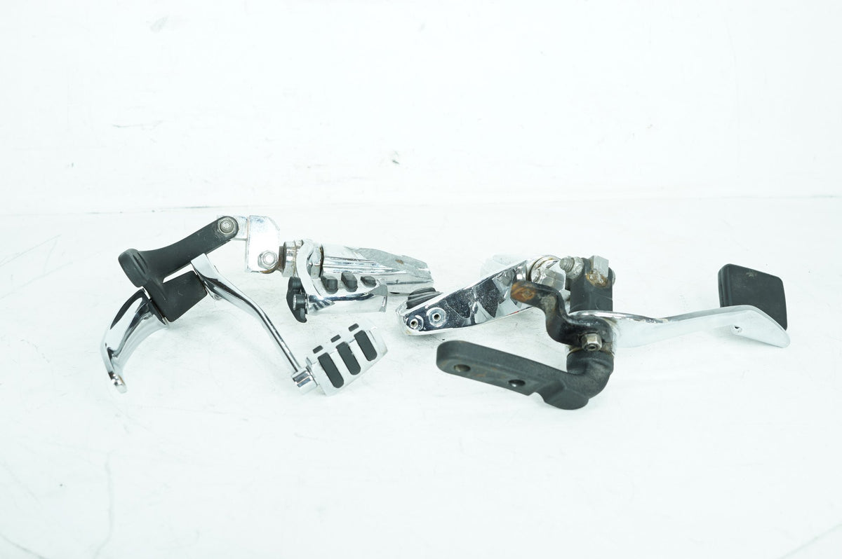 2008 Harley Dyna FXDWG 105th Wide Glide OEM Left Right Foot Brake Control Pegs