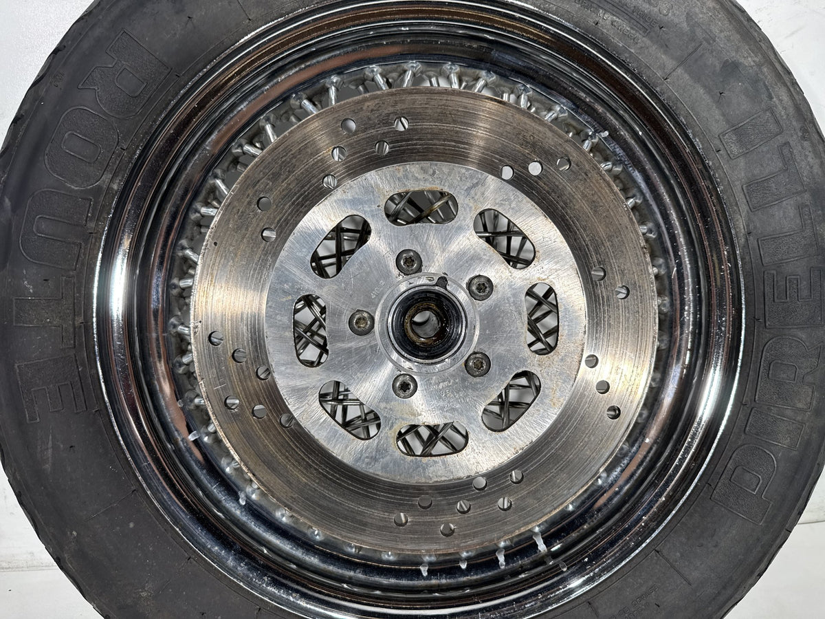1995 Harley Heritage Softail Classic OEM Front Wheel Rim Tire Spoked MT90B16 16"