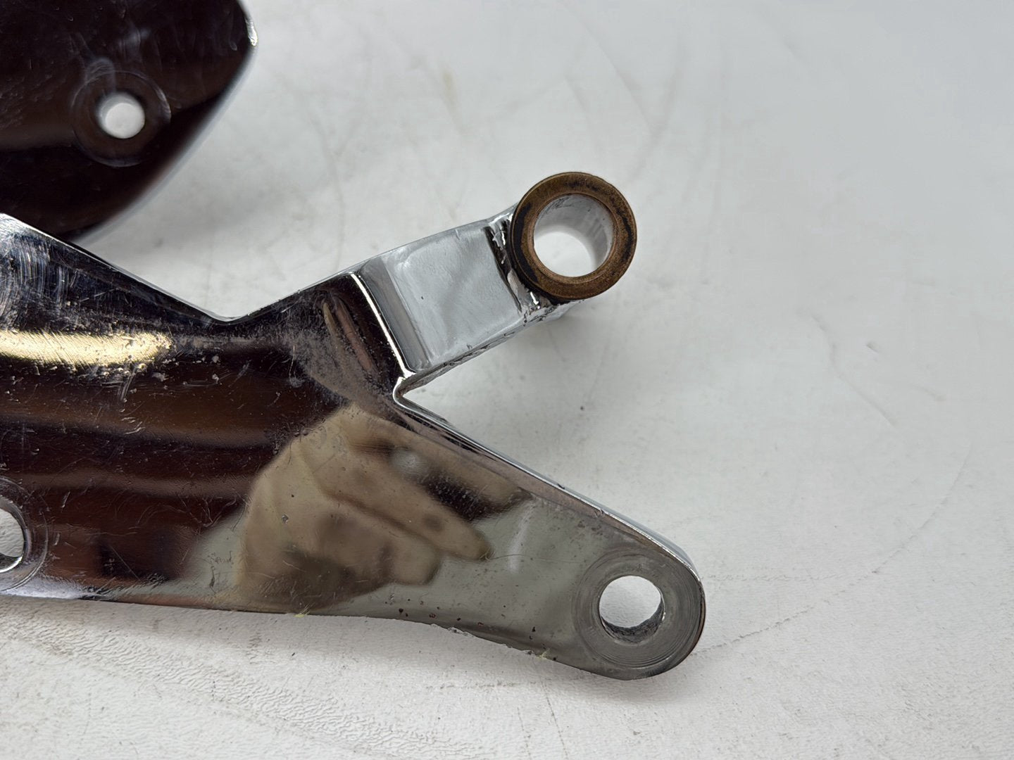 2001 Harley Sportster 883 Hugger XLH883 OEM Left Right Driver Footpeg Bracket Mounts