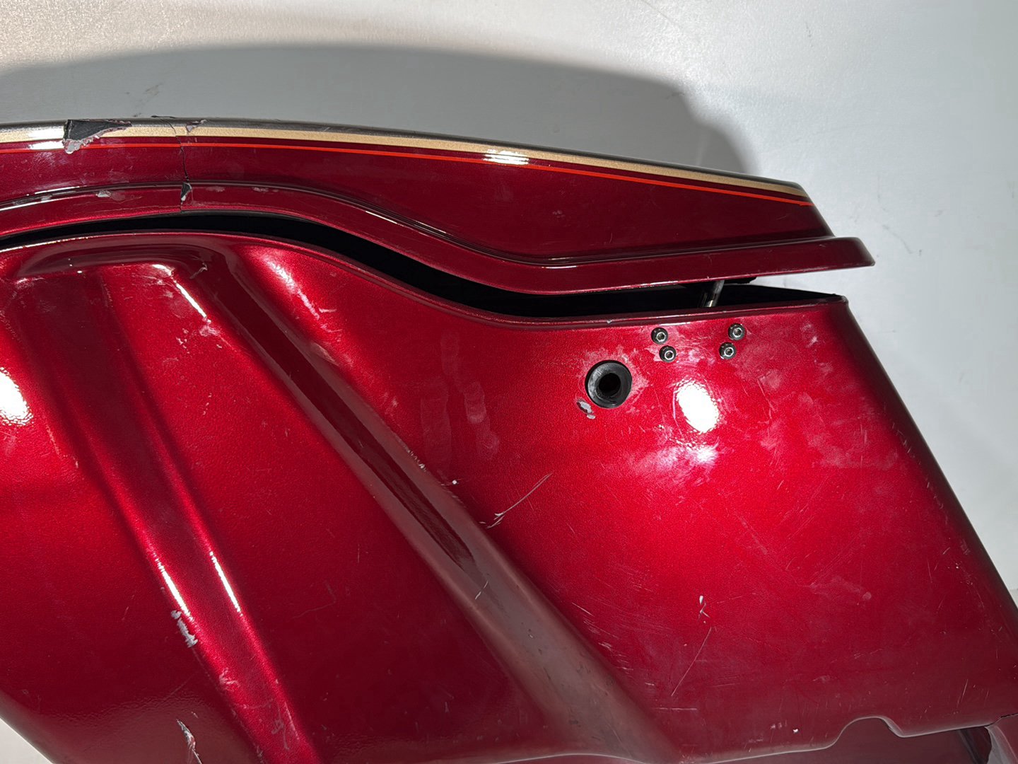 1986 - 1998 Harley-Davidson Softail Heritage Classic Right 1 Saddlebag Luggage NO Key 90757-93