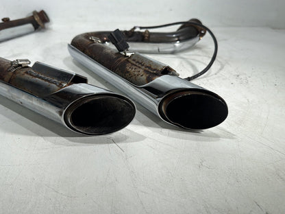 2015 Harley Dyna Low Rider FXDL OEM Exhaust Header Pipes Vance & Hines