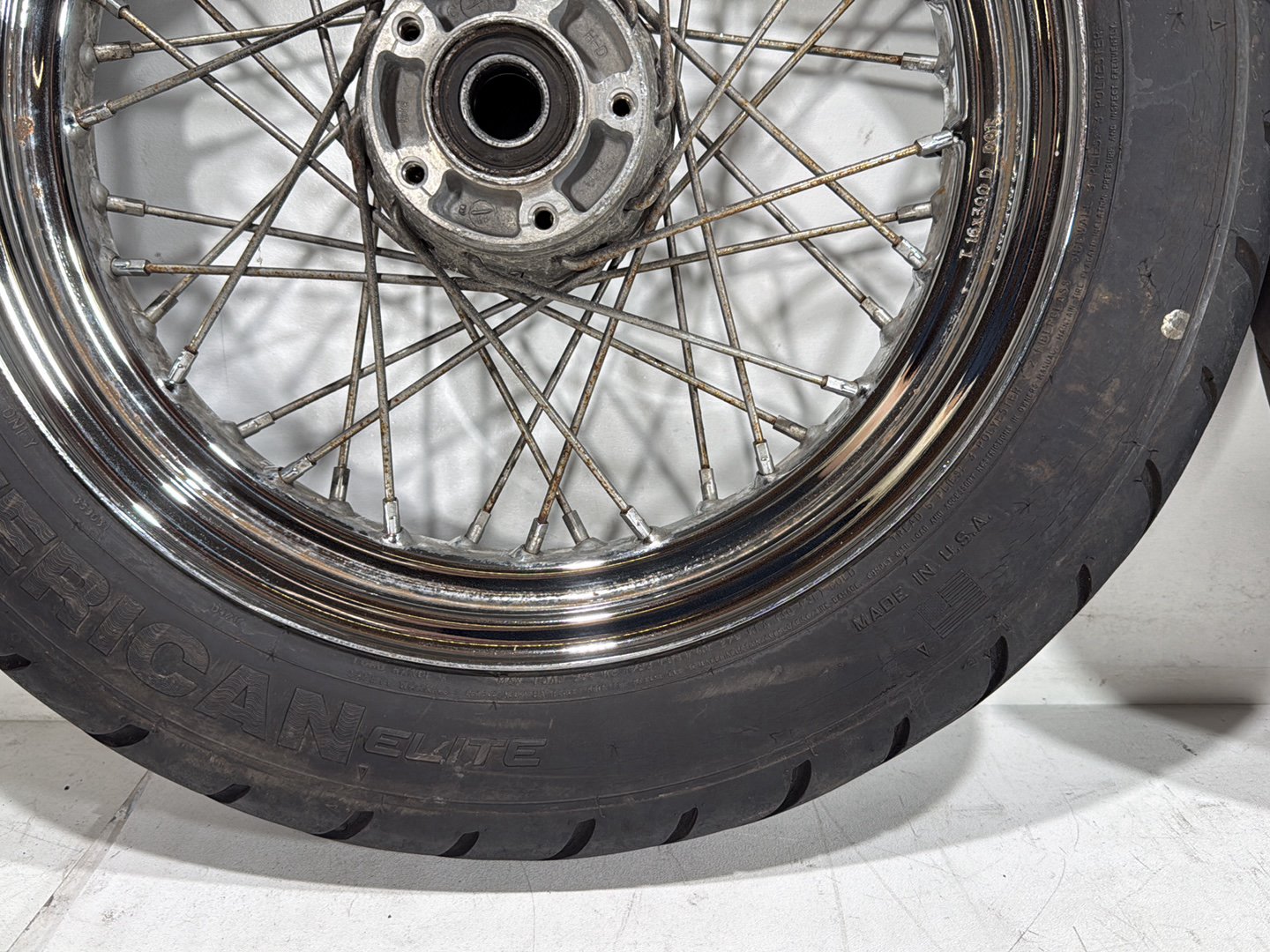 2006 Harley Touring FLHTCI Electra Glide Classic OEM Front Rear Wheel Rim Tire Spoked